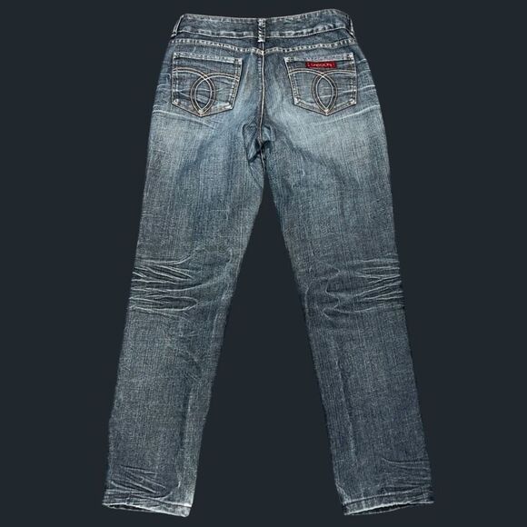 Vintage Sasson High Waisted Skinny Leg Shuffle Jeans Size 10 - Picture 2 of 5